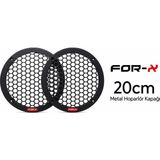 For-X Midrange Kapağı 20CM - For-X 20CM Metal Hoparlör Kapak - 2 Adet