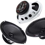 For-x Oto Mıdrange Oval 6x9 300W Kapaklı 2 Adet Beyaz For-X XMD-3069