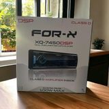 For-X Oto Teyp Bluetooth 4X100 4 Kanal Amfi Çıkış 4V USB SD AUX Kumanda Özellikli
