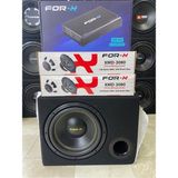 For-X Set 30CM Bass 1200WAT 300RMS Forx 20CM Iki Takım Midrange Forx Anfi 4X80RMS Set Kablosu Hediye