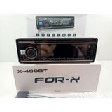 For-x Teyp For-x Bluetoothlu , Usb , Aux Ve Radyo Çalar 4x60w Çift Amfi Çıkışlı Ve 7 Renk Oto Teyp