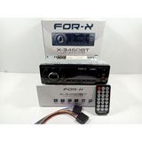 For-x Teyp – For-X X-3460BT 4X60W Çift Amfi ve Bluetoothlu 7 Renk Oto Teyp