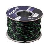 For-X X-106Ys Yesıl-Sıyah 6Mm 100 Metre Kablo Corabı