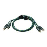 For-X X-1122G-1 Metre Kaliteli Profesyonel-Bakır Rca Anfi Kablosu