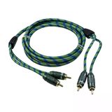 For-X X-1122G-2 Metre Kaliteli Profesyonel-Bakır Rca Anfi Kablosu
