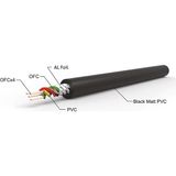 For-x X-1144 4'lü RCA Kablo Seti Yüksek Ses Kalitesi Black Matt PVC Malzeme ile Dayanıklı Yapı