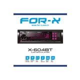 For-X X-604BT ÇİFT USB 3 AMFİ ÇIKIŞLI OTO TEYP