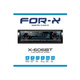 For-X X-606BT ÇİFT USB 3 AMFİ ÇIKIŞLI OTO TEYP