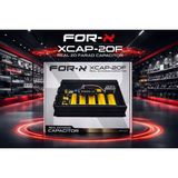 For-X XCAP-20F 20 Farat Amfi Kapasitör 7500 W Güç Çıkışı 2 Kanal Yüksek Performans 190 x 155 x 47,5 mm