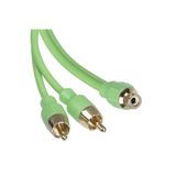 For-X Xy-20Rca- Kaliteli Altın Uçlu 1Dişi 2 Erkek Y Kablo-2 Adettir