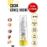 For You Gold Bebek Ve Çocuklar Için Spf50+ Çok Yüksek Koruma Faktörlü Güneş Kremi