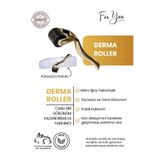 For You Gold Dermaroller - Altın - Titanyum İğneli - Sakal - Yüz - Saç için Mikro İğneleme- Serum Emilimi Destekleyici
