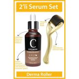 For You Gold Dermaroller (Goldenroller) Collagen Serum Set