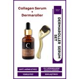For You Gold Dermaroller (goldenroller) & Collagen Serum Yaşlanma Karşıtı Set
