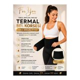 For You Gold Göbek, Bel Termal Sauna Kemer Terleme, Sıkılaştırıcı, Ve Toparlayıcı Bel Göbek Korse