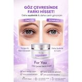For You Gold Göz Altı Torba, Morluk & Koyu Halka Karşıtı Yoğun Nemlendirici Göz Çevresi Besleyici Bakım Kremi