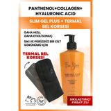 For You Gold Slim Gel Plus Body Sculpting, Panthenol Collagen Hyaluronic Acid, Sıkılaştırıcı Termal Bel Korsesi Seti