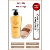 For You Gold Slim Jel İnceltici-sıkılaştırıcı-bölgesel İncelme-çatlak Ve Selülit Krem-at Kılı Fırçası