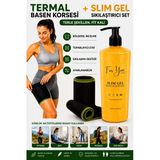 For You Gold Slim Jel - Sıkılaştırıcı - Toparlayıcı - Çatlak ve Selülit Kremi Termal Basen Korsesi Birlikte