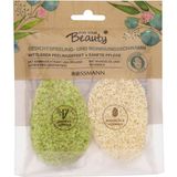 For Your Beauty 2'li Temizleme ve Peeling Süngeri