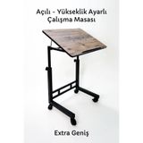 Forada Home & Style Açı ve Yükseklik Ayarlı Laptop Ders Çalışma Masası (50x70 cm)