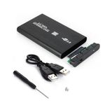Forbin 2.5 USB Sata HDD SSD Harddisk Kutusu Alüminyum Gövde Harici HDD Kutu - Siyah