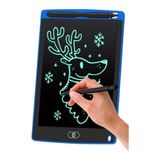 Forbin Mavi Dijital Yazı Tahtası LCD Ekran Kalemli Çocuklar İçin Çizim Grafik Tableti Yaz Sil Tahtası