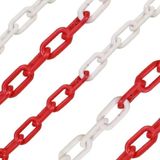 Force Chain 6 mm 25 m Kırmızı Beyaz Plastik Zincir