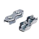 Force Chain Duplex Clip 8 mm 10 Adet Çiftli Çelik Halat Klipsi
