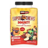 Force Factor Kids Super Chews Immunity Immune Health Apple Berry Burst 60 Soft Chews