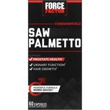 Force Factor Saw Palmetto For Men, Prostate Supplement For Men To Support Urinary Function, Prostate Relief & Hair Growth, With Bioperine For Superior Absorption, 60 Capsule