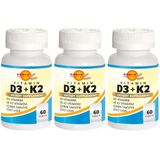 Force Nutrition Vitamin D3 K2 3x60 Tablet