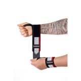 Force Supports Force Fitness Crossfit Body Ağırlık Destek Bilekliği Siyah-kırmızı-beyaz (2 ADET) Şk-125