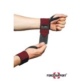 Force Supports Force Fitness Crossfit Body Ağırlık Destek Bilekliği Siyah-kırmızı Işlemeli (2 ADET) Şk-123