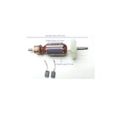 forceful Bosch Tipi Gws 8-115 Endüvi Rotor Kollektör Ve Kömürü