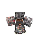 forces Full Set Tekerlekli Profesyonel Alet Ve Lokma Takım Çantası 186 Parçaye