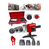 forces power Alman 2 Residanslı Isı Ayarlı Pprc Plastik Boru Kaynak Makinesi Metal Çantalı Set+Özel Makas