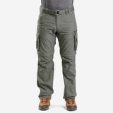 Forclaz Erkek Outdoor Modüler Kargo Pantolon - Yeşil - Travel 500 Modul