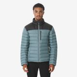 Forclaz Erkek Outdoor Trekking Şişme Mont - Gri - MT500 -10 °C