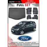 Ford C-Max 2008 Model 4d Bagaj ve Pro Serisi Havuzlu Paspas Takımı - Siyah