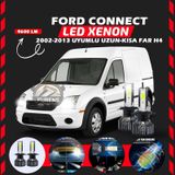 Ford Connect 2002-2013 Uzun - Kısa Far Uyumlu Şimşek Etkili Led Xenon Pro Series H4