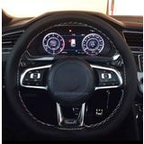 Ford Connect Uyumlu Direksiyon Kilifi Dikmeli Soft Gri Ipli (10.5Cm)