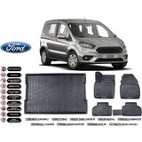 Ford Courier 2014 Model Bagaj Havuzu Araca Özel Siyah Ekstra Havuzlu Paspas Takımı