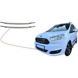 Ford Courier Ön Tampon Çıtası 2 Parça 2014 ve 2017 Model Yılları ile Uyumludur - Krom