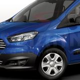 Ford Courier Uyumlu Krom Ön Tampon Çıta 2 Parça. Orj Model Geniş Model 2014-2017