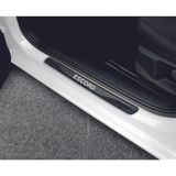 Ford Escort 1995-2002 Modeller New Karbon Kapı Eşiği 4 Parça Yazılı - Gri