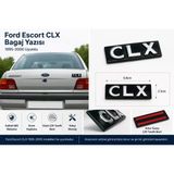 Ford Escort Clx Bagaj Yazısı Krom Arka Bagaj Amblemi 1995-2000 Uyumlu