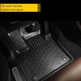 Ford F-150 3D Paspas - Siyah, Halı Zemin/Isıtma Kanalsız, USA Versiyon | 2009-2014 Arası