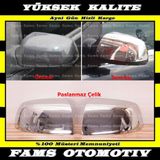 Ford Fiesta 2005-2008 Krom 2 Parça Ayna Kapağı