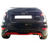 Ford Fiesta (2009-2016) İcin St Desing Arka Tampon Eki - Difuzor (Plastik)